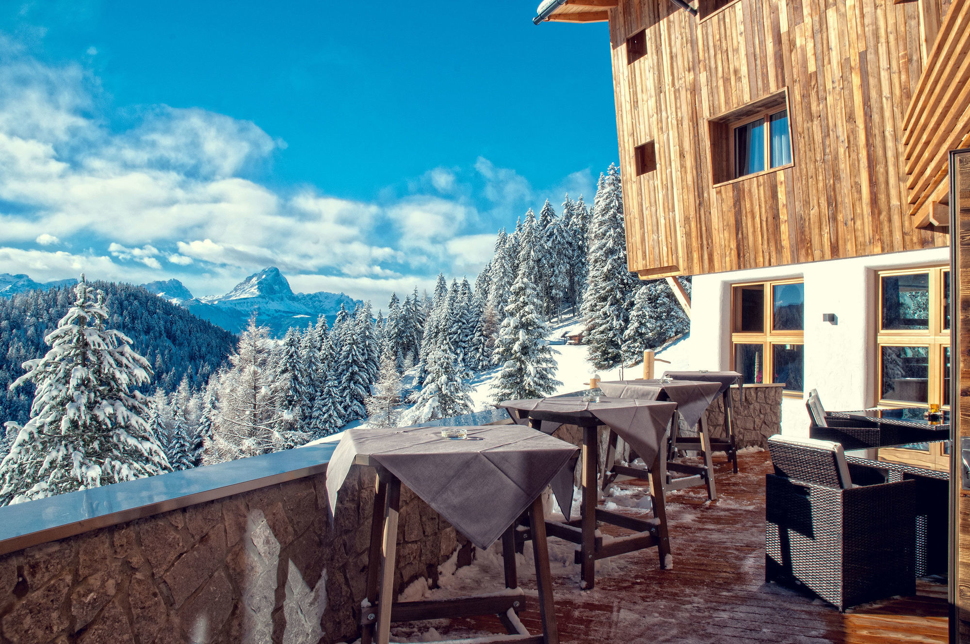 سان فيجيليو دي ماريبْ Alpine Hotel Gran Foda' المطعم الصورة