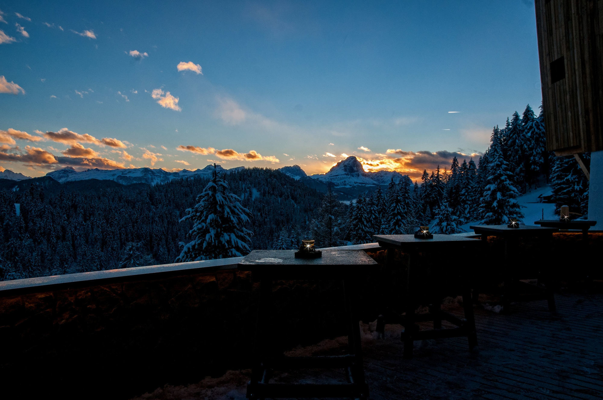 سان فيجيليو دي ماريبْ Alpine Hotel Gran Foda' المطعم الصورة